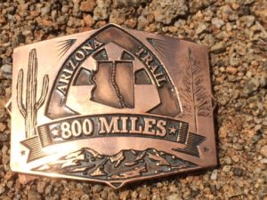 Arizona Trail Completion Award Belt Buckle