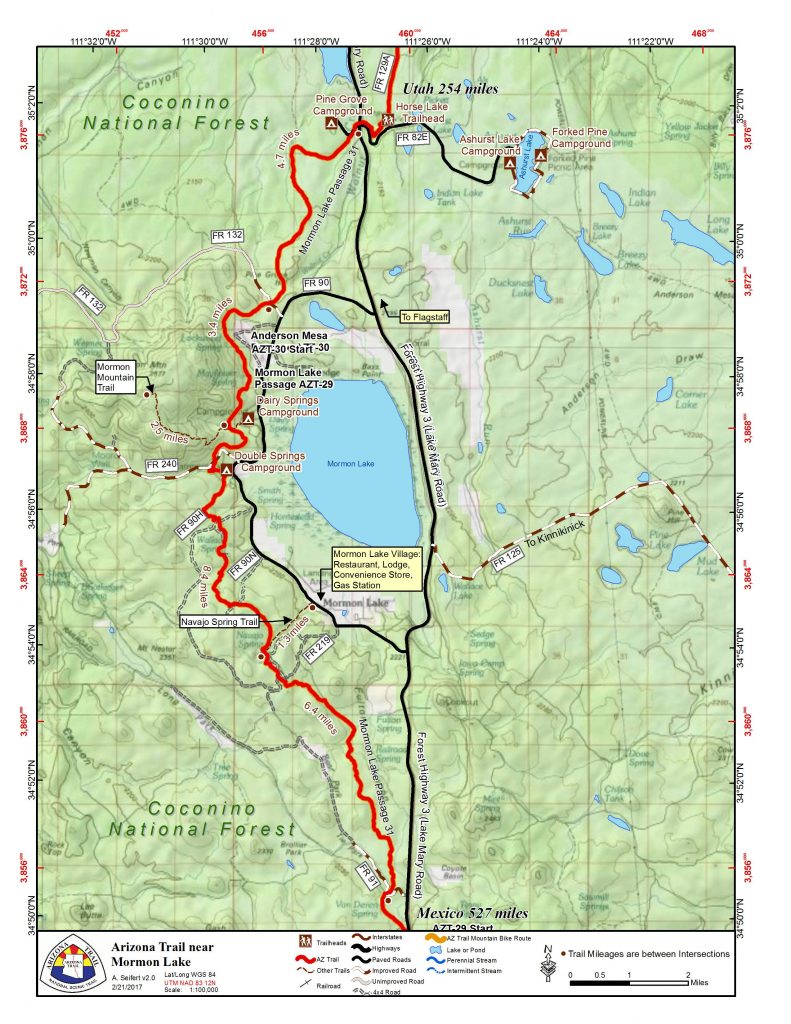 Mormon Lake Gateway Map