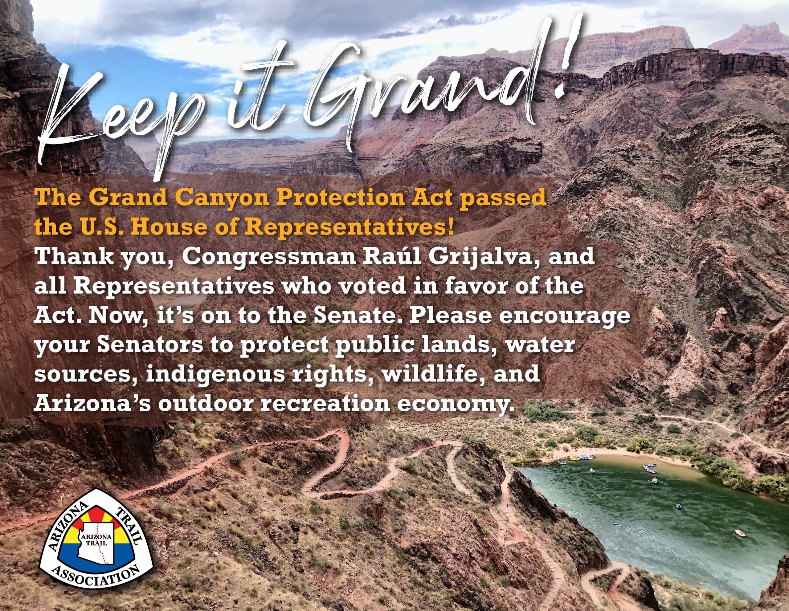 US House of Representatives Passes Grand Canyon Protection Act