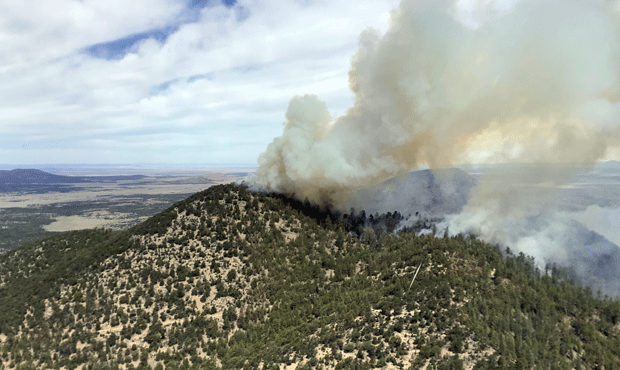 Slate Fire Forces Closure of Arizona Trail north of Flagstaff