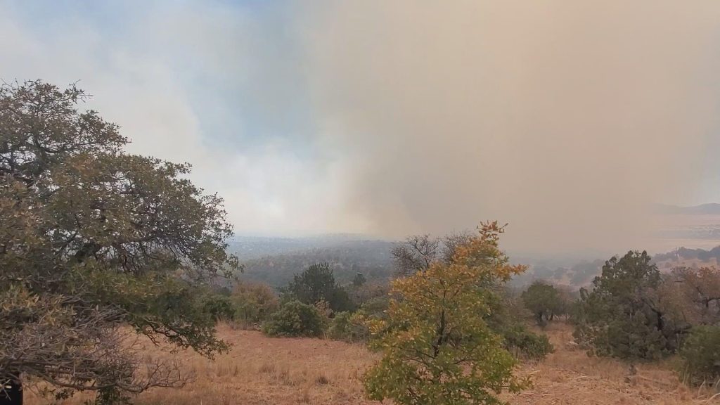 San Rafael Fire Forces Closure of Arizona Trail in Canelo Hills