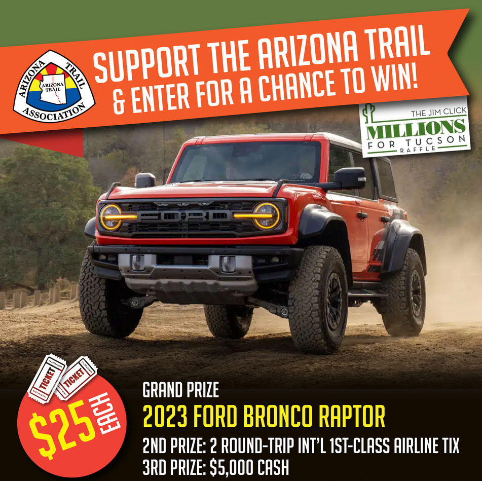 Raffle Tickets on Sale Now for a New Ford Bronco Raptor