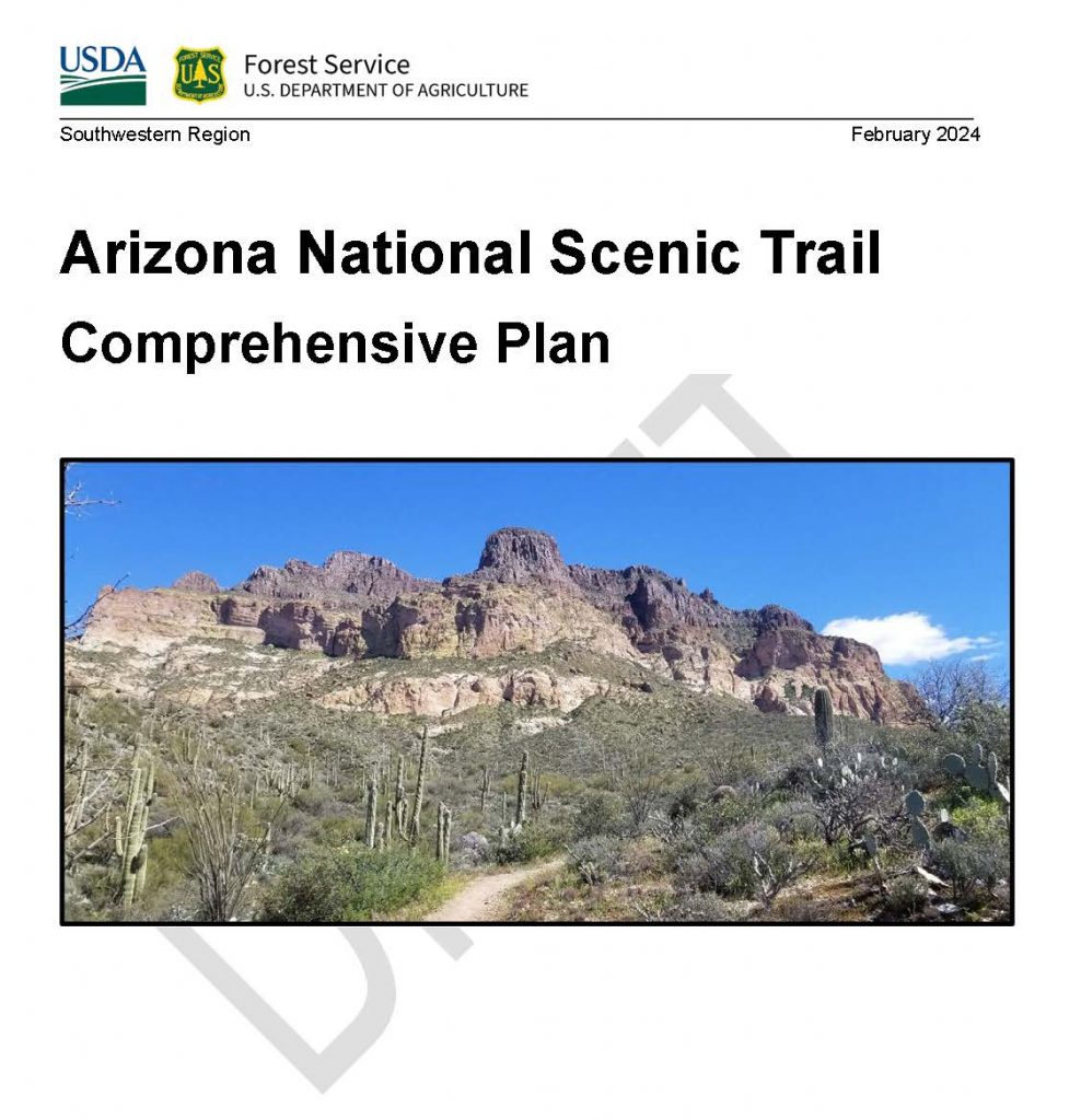 Comprehensive Plan for the Arizona Trail Released — Please Comment!